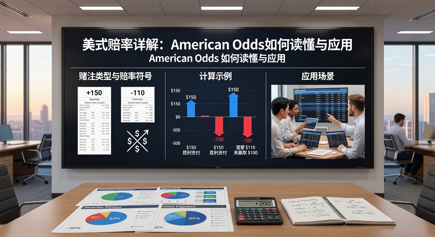 美式赔率 American Odds 详解：体育赛事分析指南